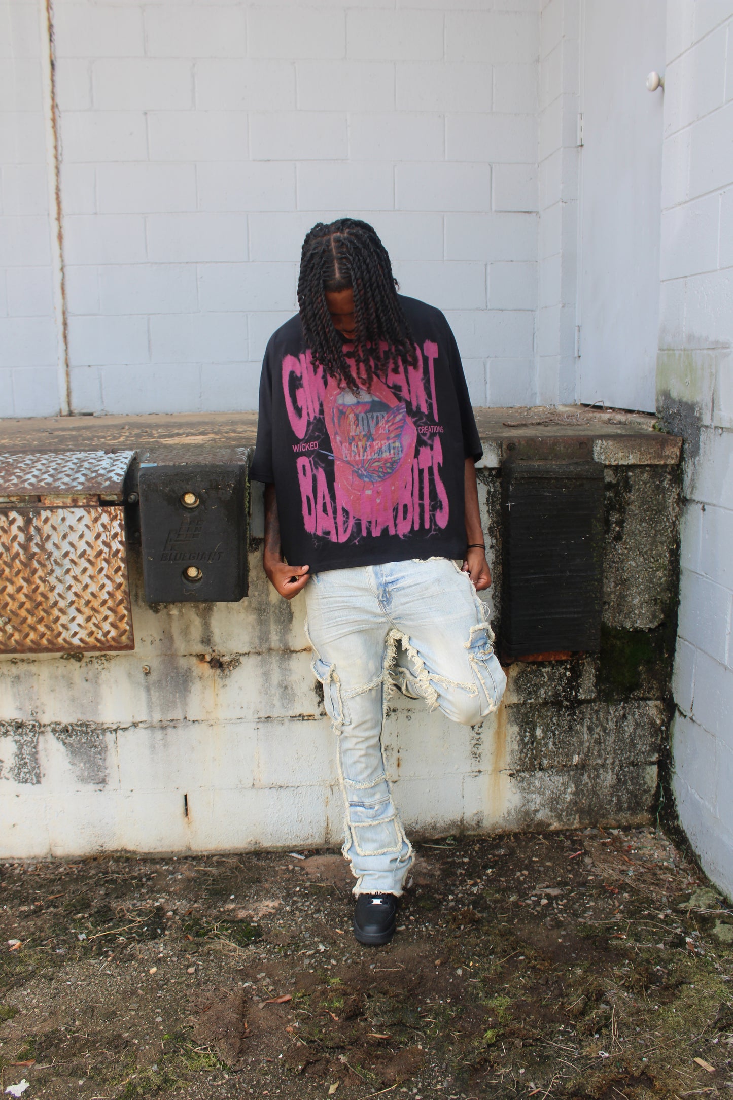 "Girls Start Bad Habits" Boxy Tee