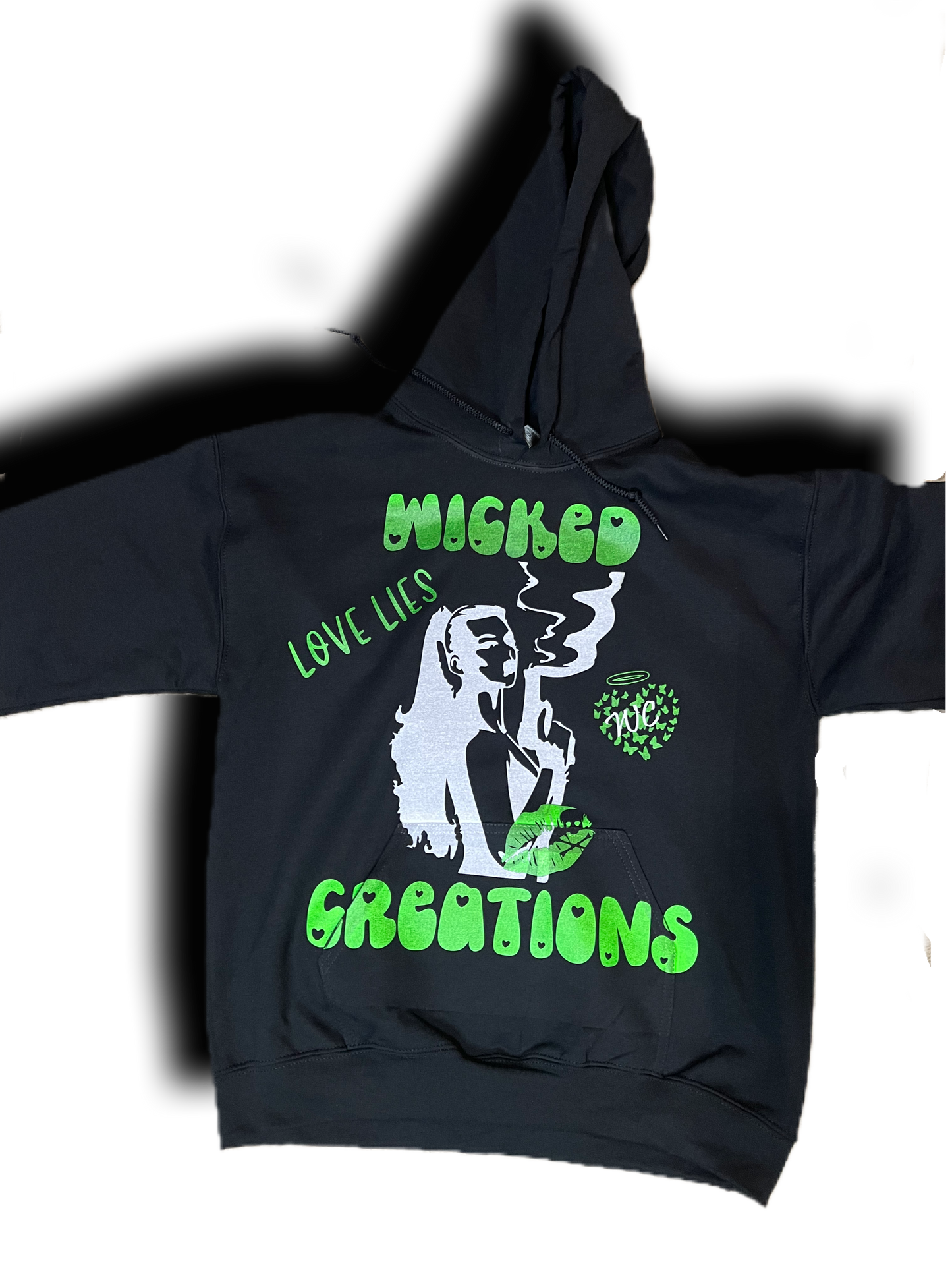 WC Hoodie "Black and Green"