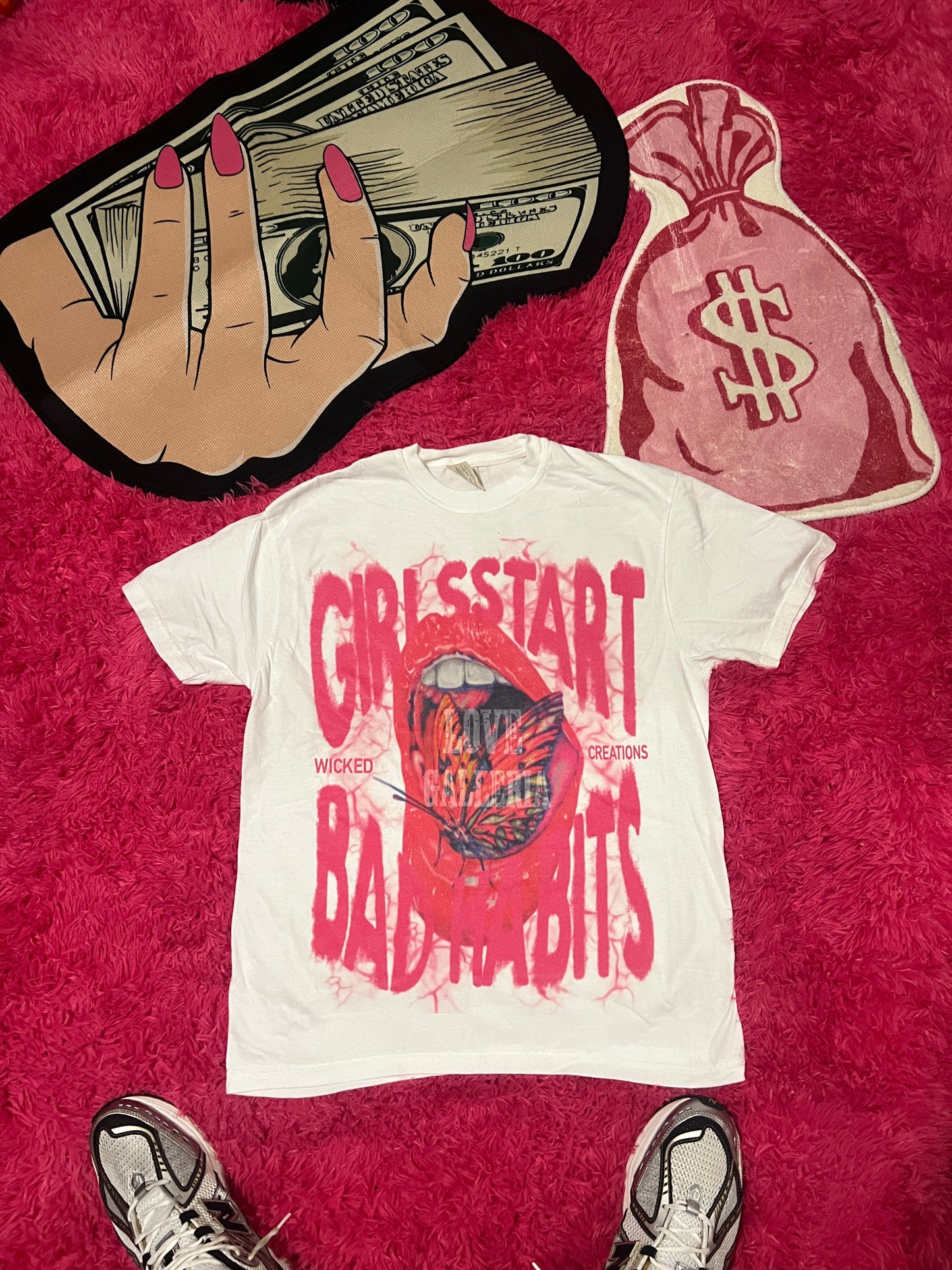 "Girls Start Bad Habits" Regular Tee