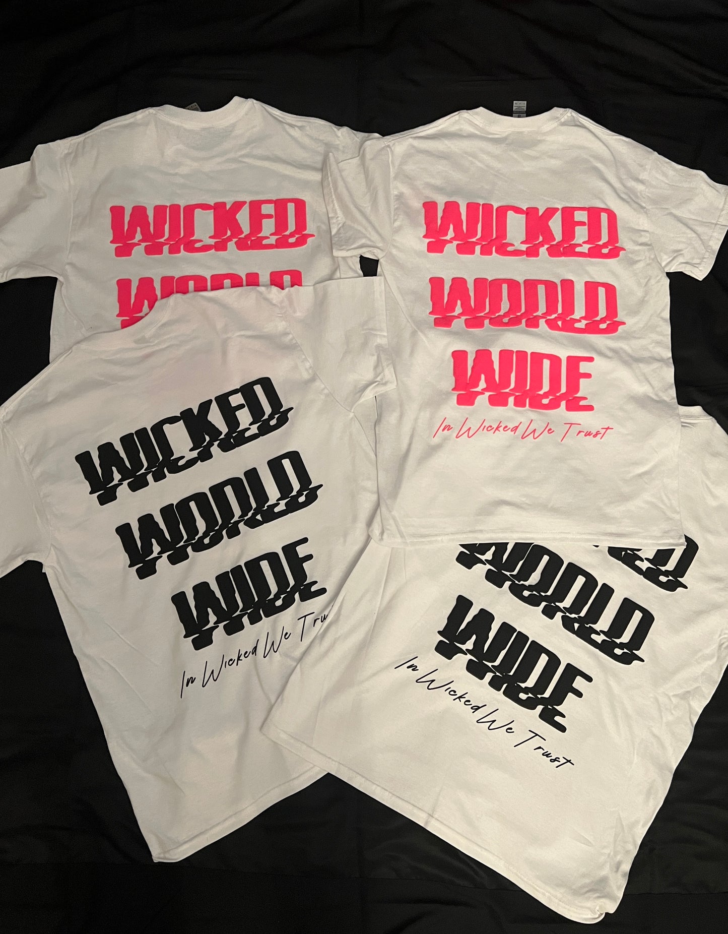 White Wicked World Wide T-shirt